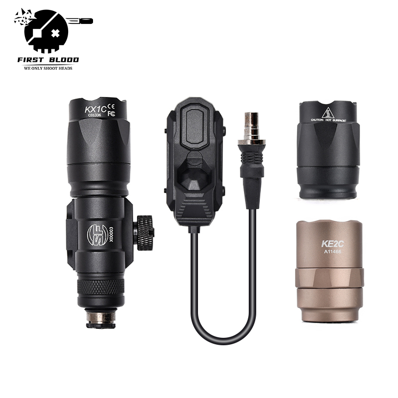 Light Switch - หัวไฟฉายยุทธวิธีสำหรับไฟฉาย Surefire พร้อมสวิตช์ AXON ใช้ได้กับราง Picatinny