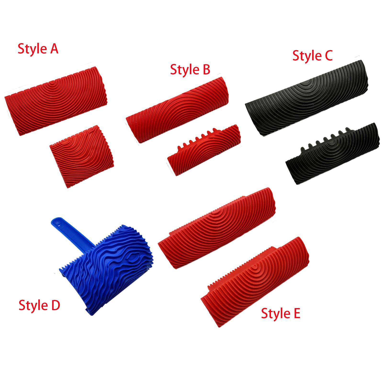 Home Improvement Fence - ชุดอุปกรณ์ทาสีลายไม้แบบลูกกลิ้ง สำหรับวอลเปเปอร์ รั้ว ตู้ งาน DIY