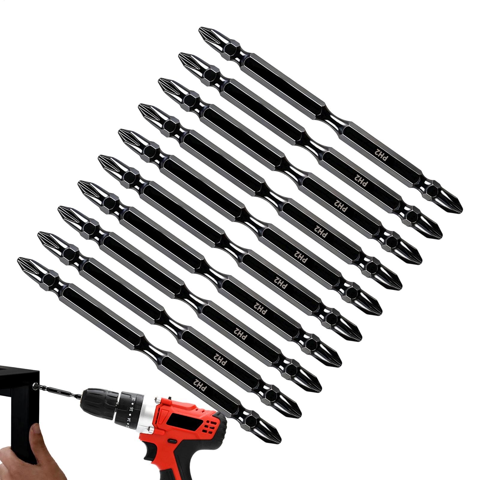 Drill Bits - ชุดดอกไขควงแม่เหล็กแบบสองด้านสำหรับงานอุตสาหกรรม ชุดหัวไขควงแม่เหล็กแบบมัลติฟังก์ชั่น