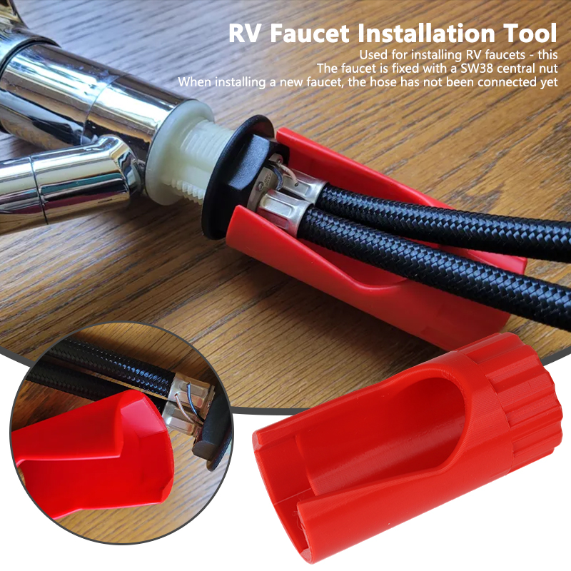 Faucet - น็อตยึดฐานก๊อกน้ำ อุปกรณ์ยึดติดตั้งง่าย รวดเร็ว สำหรับติดตั้งก๊อกน้ำในห้องน้ำและห้องครัว
