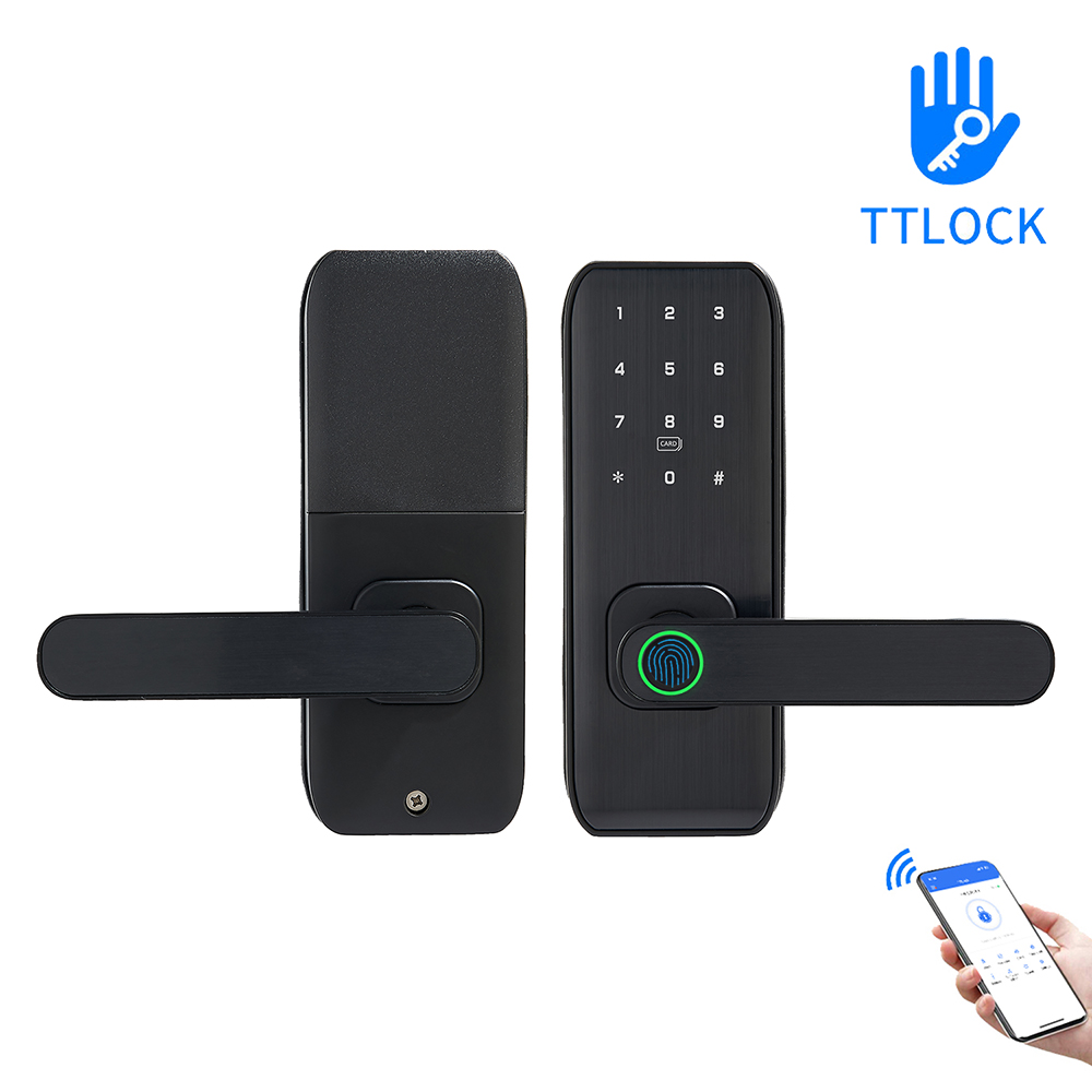 Door Lock - แอป TTLock สมาร์ทล็อคแบบใช้ลายนิ้วมือ รหัสผ่าน RFID สำหรับประตูไม้ภายในอาคาร