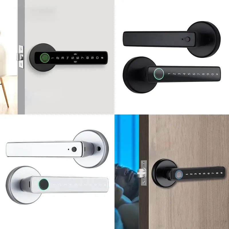 Door Handle - มือจับประตูดิจิตอลอัจฉริยะ YMC แบบไม่ใช้กุญแจ พร้อมระบบสแกนลายนิ้วมือ ควบคุมด้วยรีโมท และตัวเลือกการจัดเก็บข้อมูลบนคลาวด์