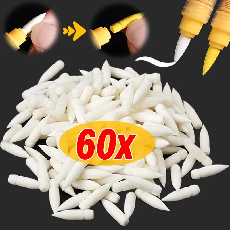 Paint Brush - ไส้ปากกาอะคริลิกสำรอง สำหรับปากกา GuangNa ไส้แปรงนุ่ม หัวปากกาหิน สำหรับงาน