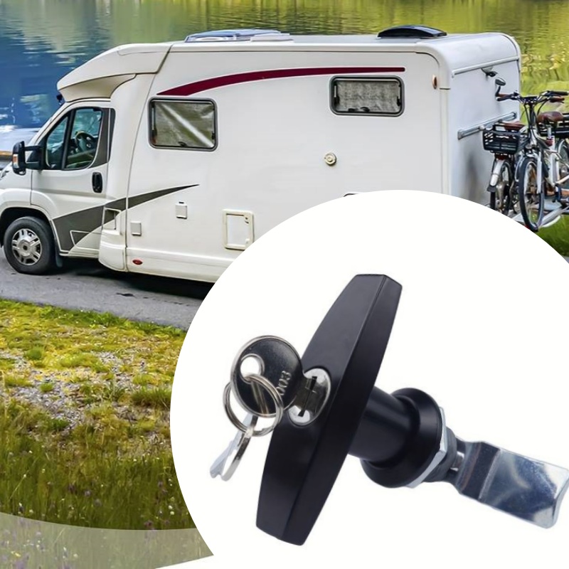 Door Handle - ตัวล็อคสำหรับรถบ้าน RV MS324-1-2T ตัวล็อคเครื่องฟอกอากาศ ตัวล็อคประตูตู้ MS101-1A