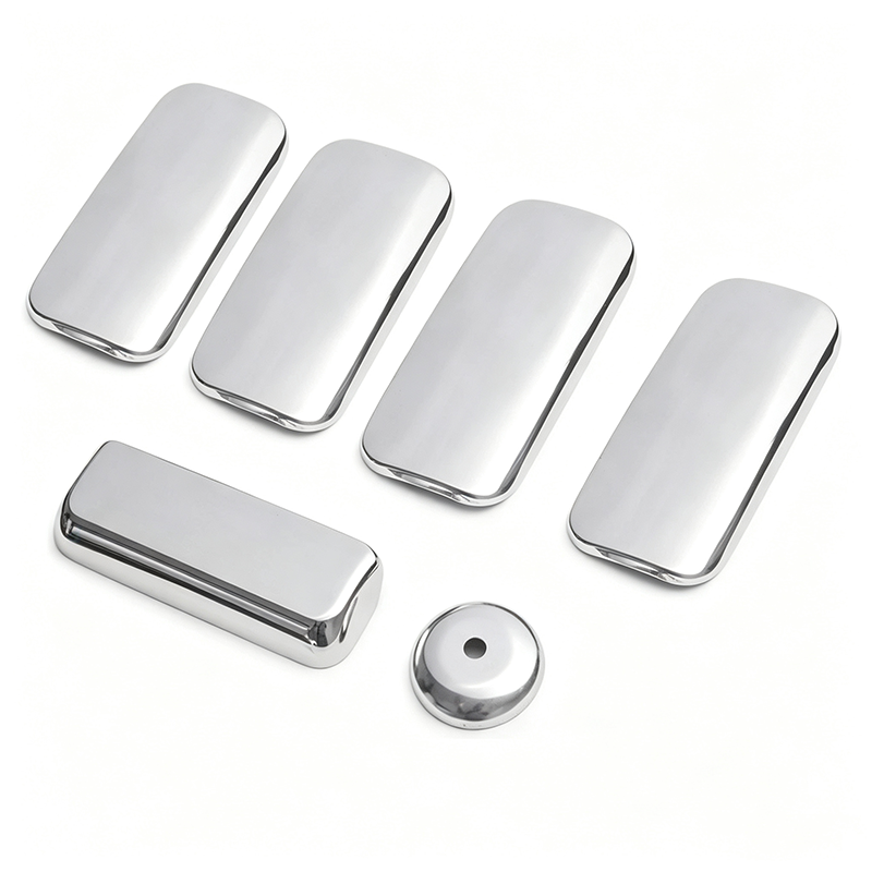 Door Handle - ฝาครอบมือจับประตูรถบ้าน 5 ชิ้น สีโครเมียม สำหรับ 4