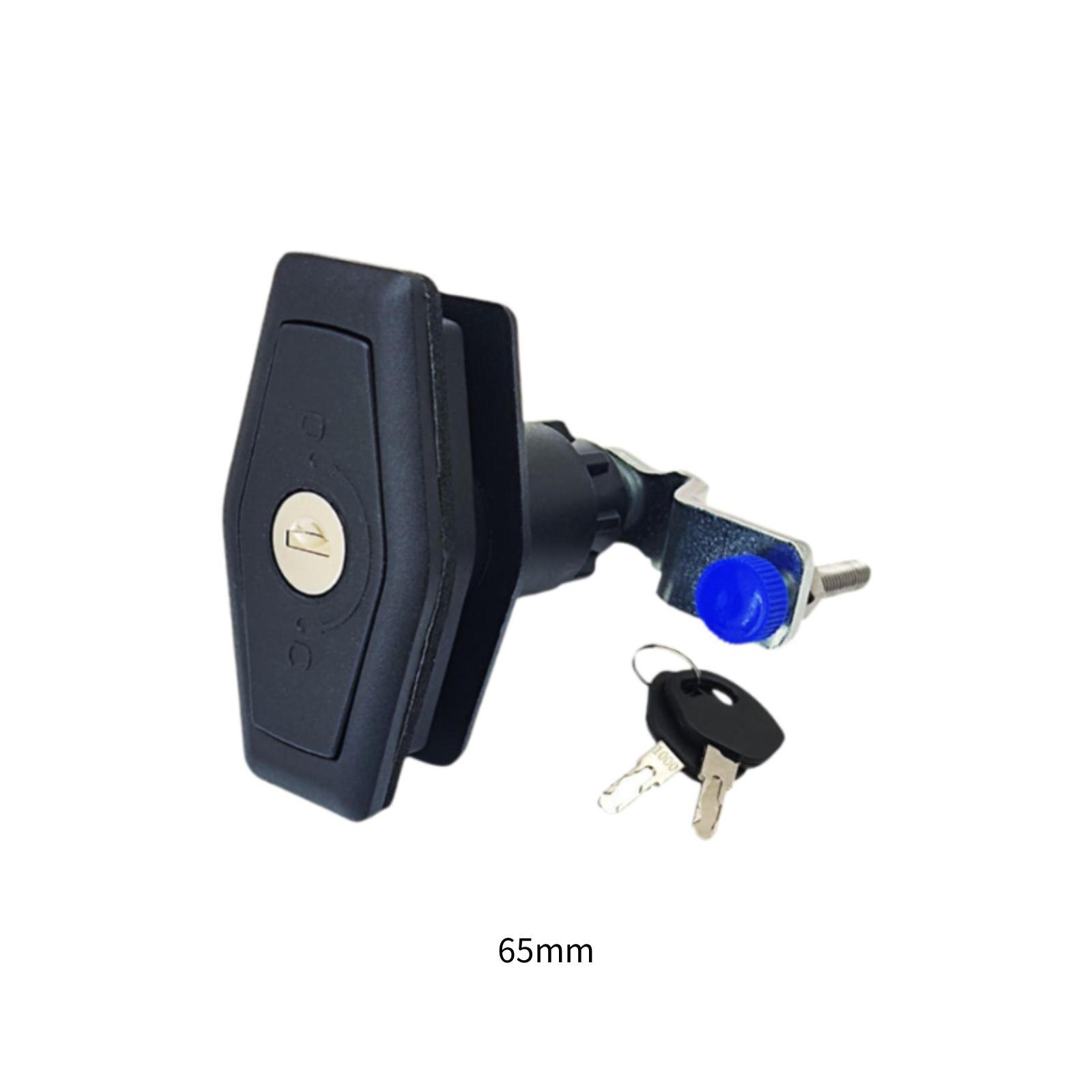 Door Lock - กุญแจล็อคประตูรถพ่วงพร้อมกุญแจ ตัวล็อคแบบกดสำหรับรถบ้าน เรือ รถพ่วงเดินทาง ล็อคประตูห้องโดยสาร ลิ้นชัก