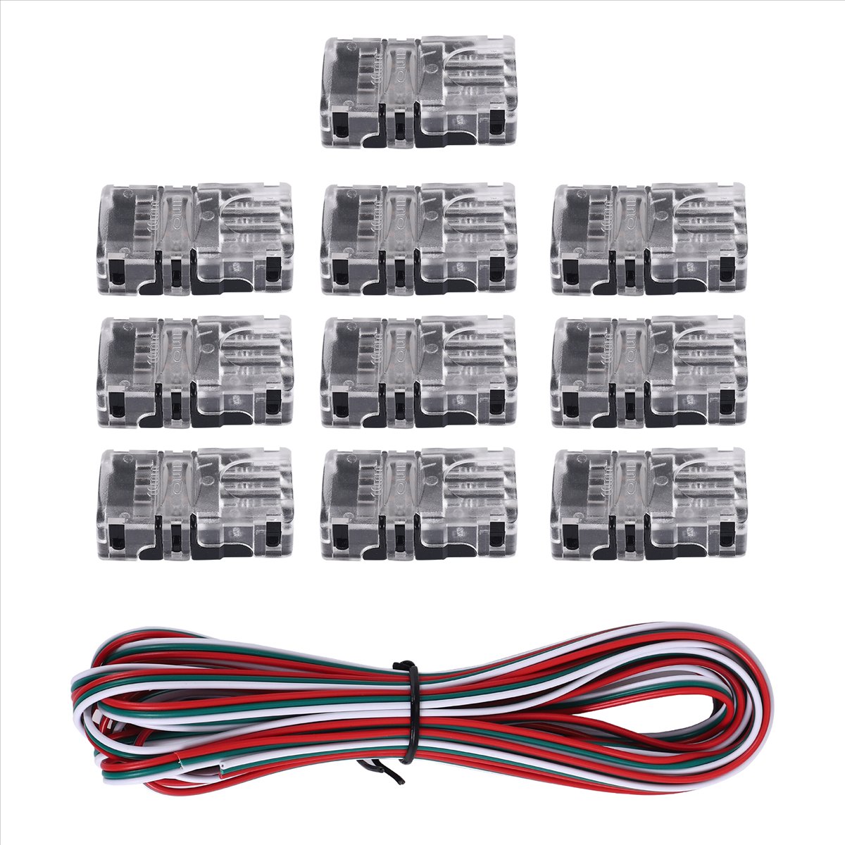 Led Strip Lights - ขั้วต่อสายไฟ LED แบบปรับได้ 3 พิน 11