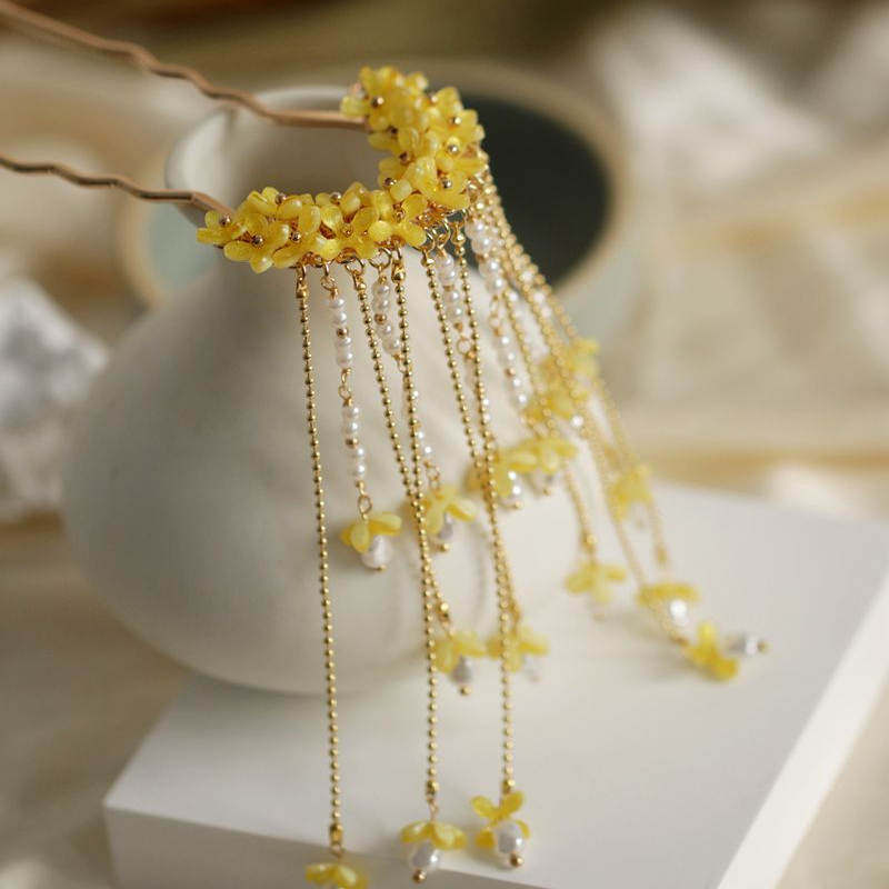 กิ๊บติดผมลายดอกหอมหมื่นลี้แบบโ - Curtain Rods บทวิจารณ์และราคา