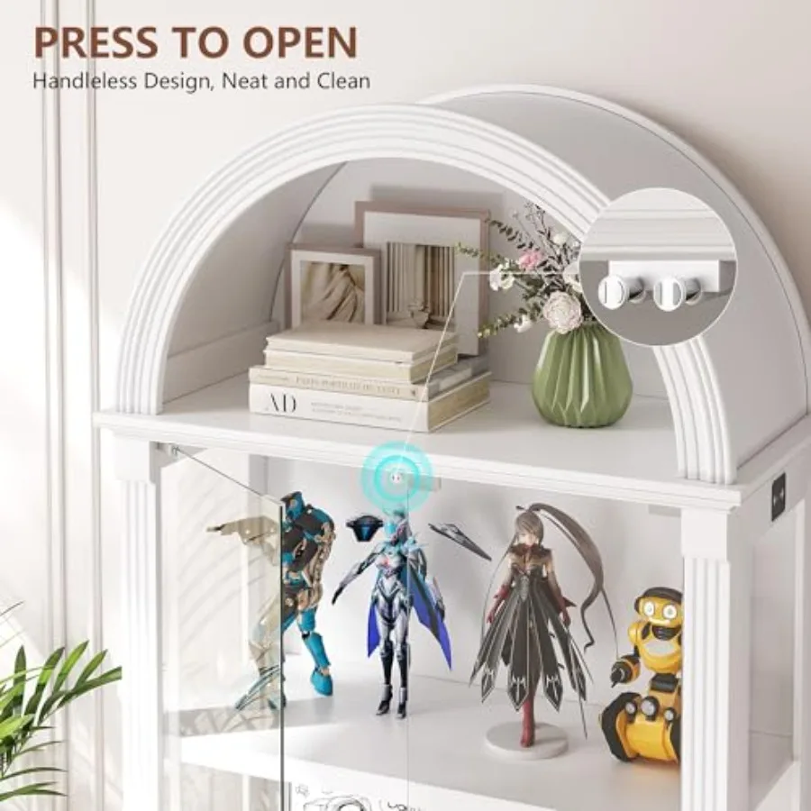 ตู้โชว์ของสะสมพร้อมบานประตูกระ - Cabinet Hinges บทวิจารณ์และราคา