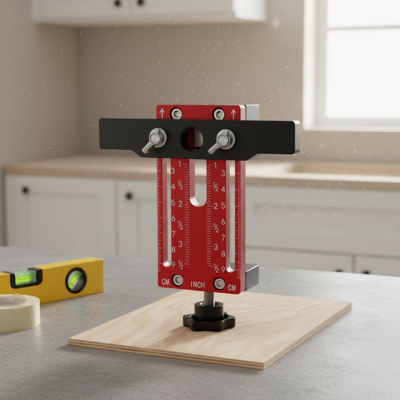 อุปกรณ์กำหนดตำแหน่งรูตู้ แม่นย - Cabinet Hinges บทวิจารณ์และราคา