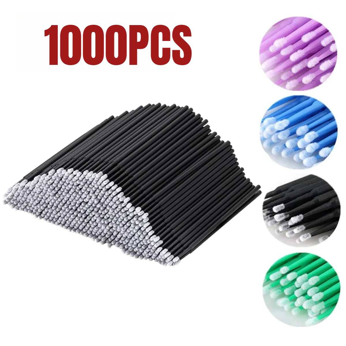 1000/500PCS แปรงทําความสะอาดขน - Paint Brush บทวิจารณ์และราคา