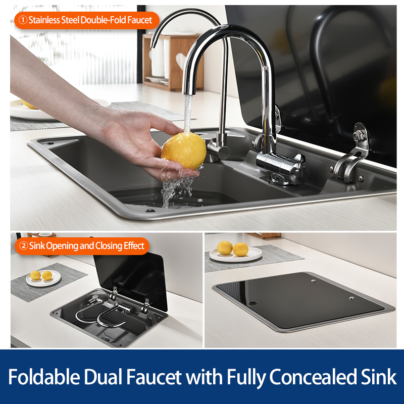อ่างล้างจานสแตนเลสในตัวสำหรับร - Faucet บทวิจารณ์และราคา