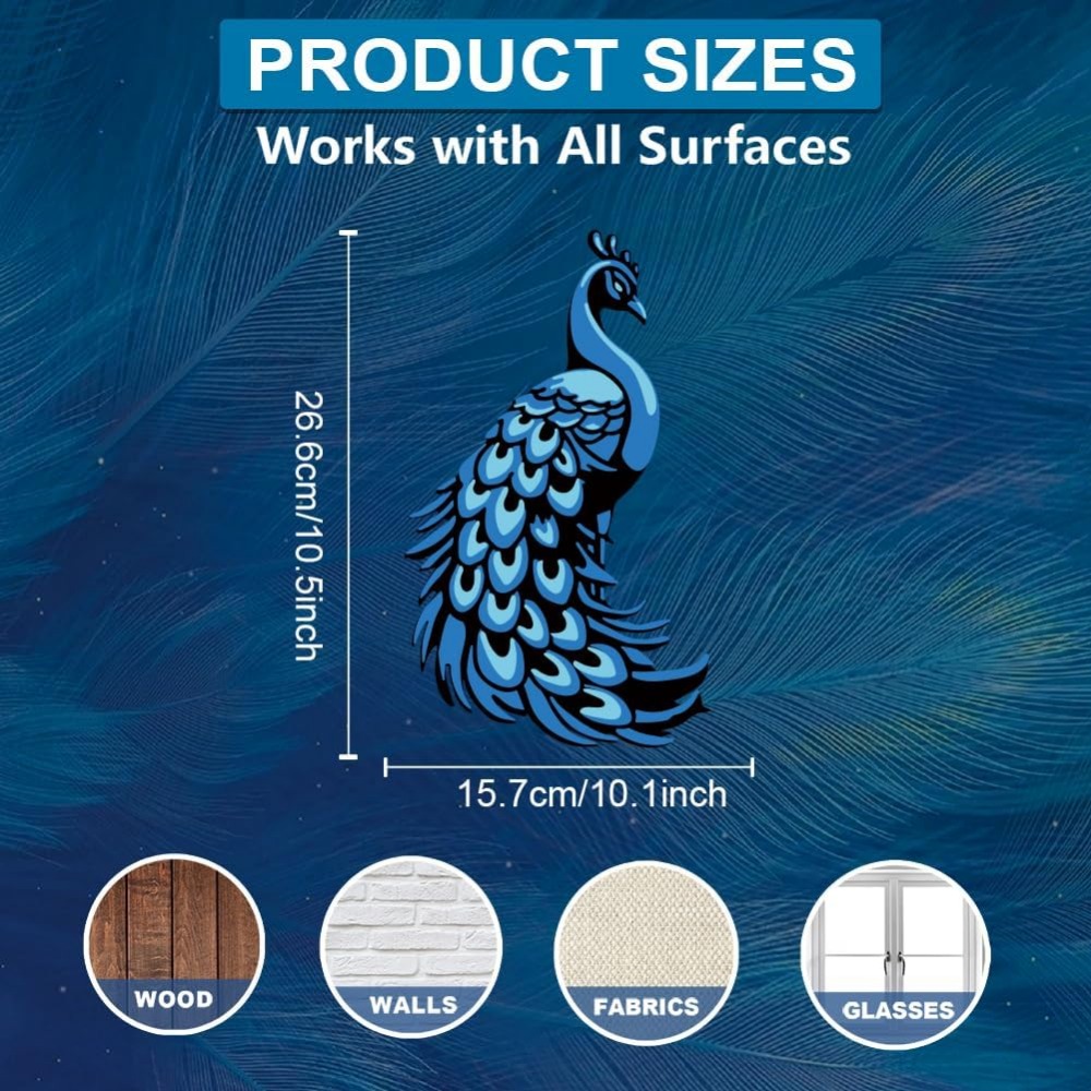 3ชิ้นชั้นนกยูงS Tencils 11.7x8 - Paint Brush บทวิจารณ์และราคา