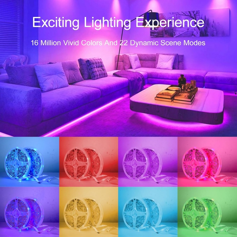 ไฟ LED แบบเส้น USB DC 5V ควบคุ - Led Strip Lights บทวิจารณ์และราคา