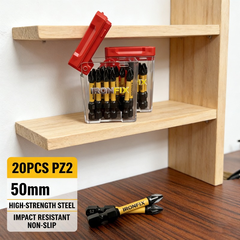 ชุดดอกไขควง PZ2 คุณภาพสูง 20 ช - Drill Bits บทวิจารณ์และราคา