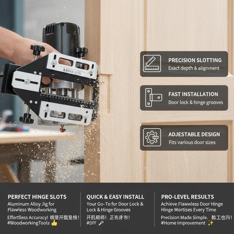 แม่แบบเจาะรูอะลูมิเนียมอัลลอยด - Door Lock บทวิจารณ์และราคา