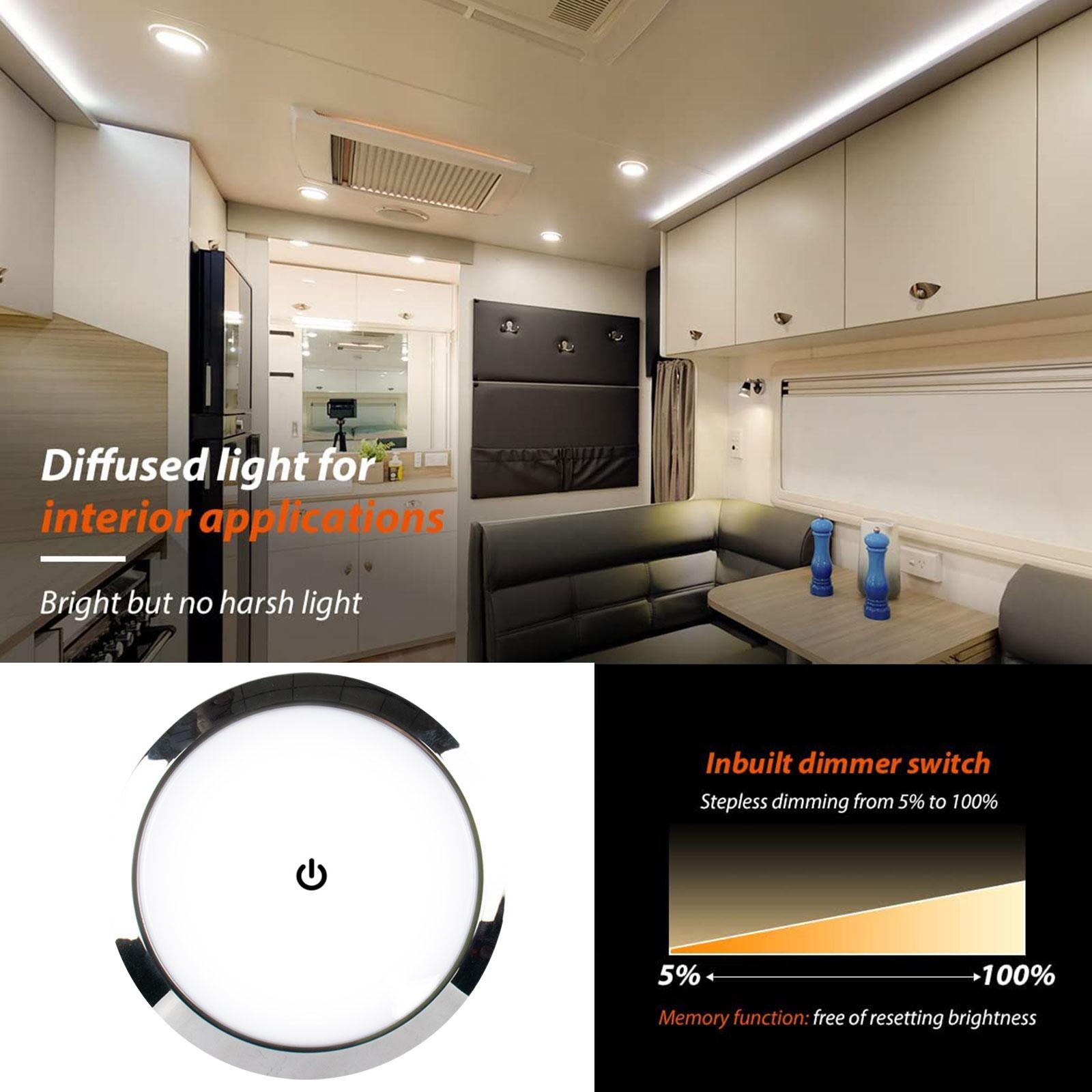 ไฟ LED ติดเพดานภายในรถ RV พร้อ - Light Switch บทวิจารณ์และราคา