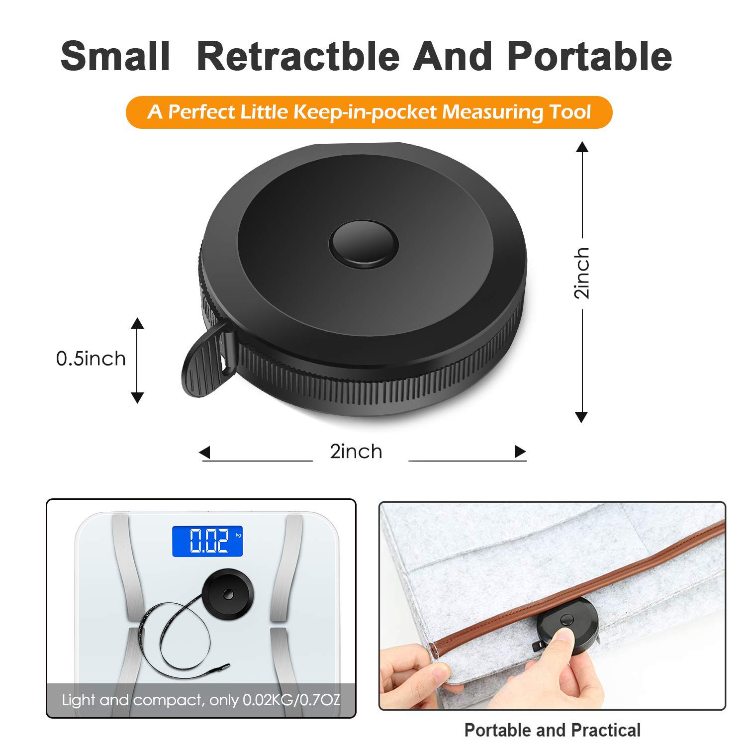 เทปวัดขนาด 150 ซม. แบบพกพา พร้ - Tape Measure บทวิจารณ์และราคา