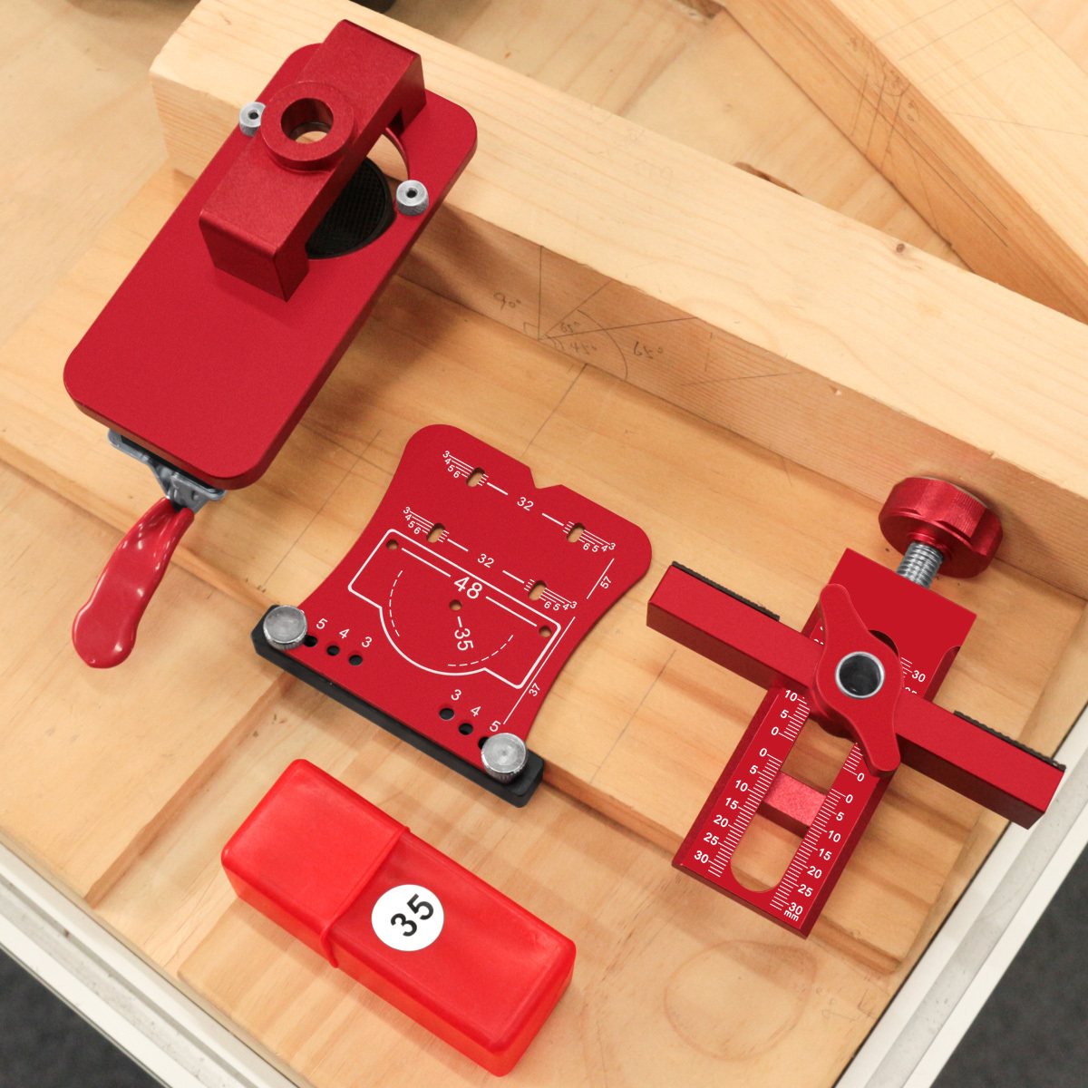 ชุดติดตั้งบานพับตู้แบบแม่นยำ 3 - Cabinet Hinges บทวิจารณ์และราคา