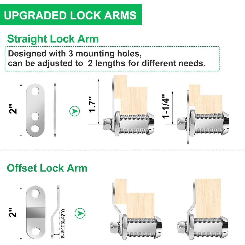 ชุดล็อคตู้ 5 ชิ้นพร้อมกุญแจ, ล - Door Lock บทวิจารณ์และราคา