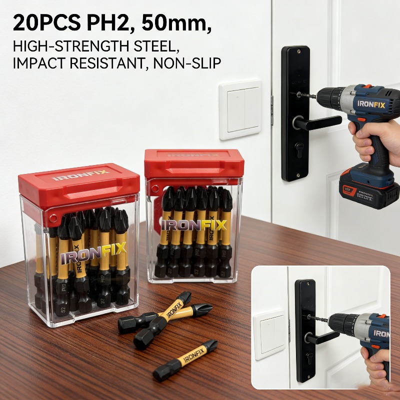 ชุดดอกไขควง PH2 20 ชิ้น ทนทาน  - Drill Bits บทวิจารณ์และราคา