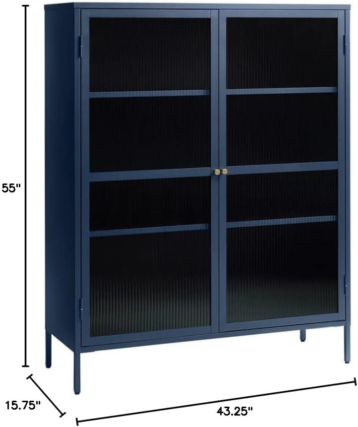 # ตู้โชว์เหล็กสไตล์โมเดิร์น 2  - Cabinet Hinges บทวิจารณ์และราคา