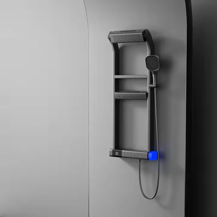 ชุดฝักบัวทองแดงพร้อมจอแสดงผลดิ - Faucet บทวิจารณ์และราคา