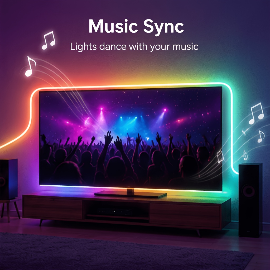 ไฟนีออน LED RGBIC แบบยืดหยุ่น  - Led Strip Lights บทวิจารณ์และราคา