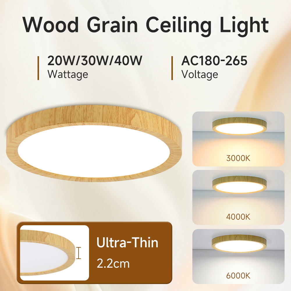 โคมไฟเพดาน LED แบบบางพิเศษ 220 - Light Switch บทวิจารณ์และราคา