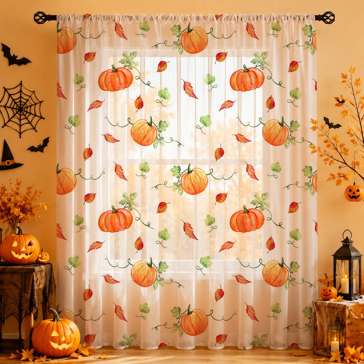 ม่านโปร่งแสงสำหรับตกแต่งบ้านลา - Curtain Rods บทวิจารณ์และราคา