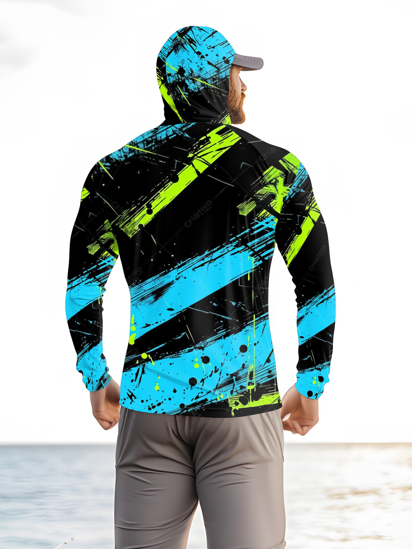 เสื้อฮู้ดตกปลาสำหรับผู้ชาย แขน - Wallpaper บทวิจารณ์และราคา