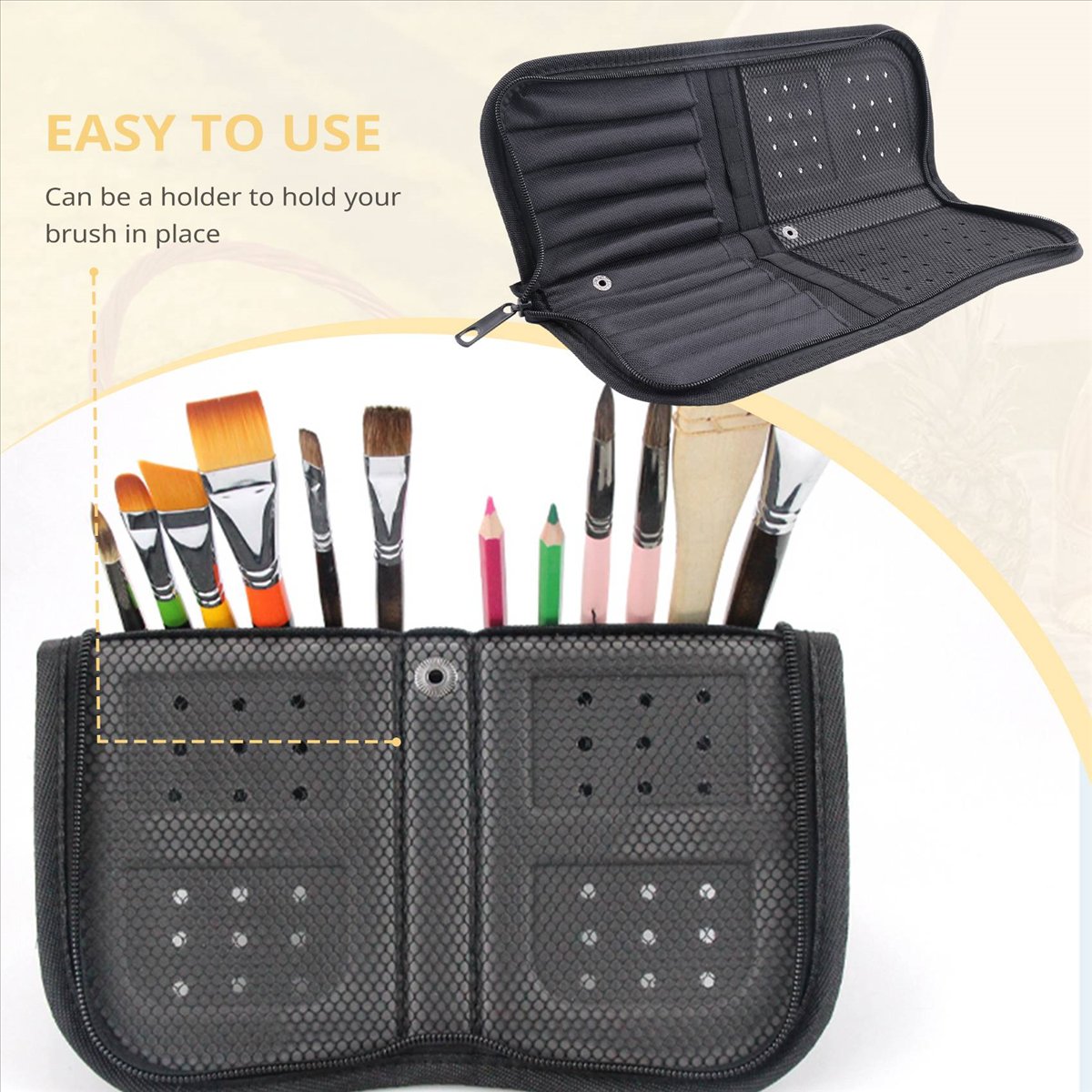 (A02R) กระเป๋าใส่แปรงทาสีขนาด  - Paint Brush บทวิจารณ์และราคา