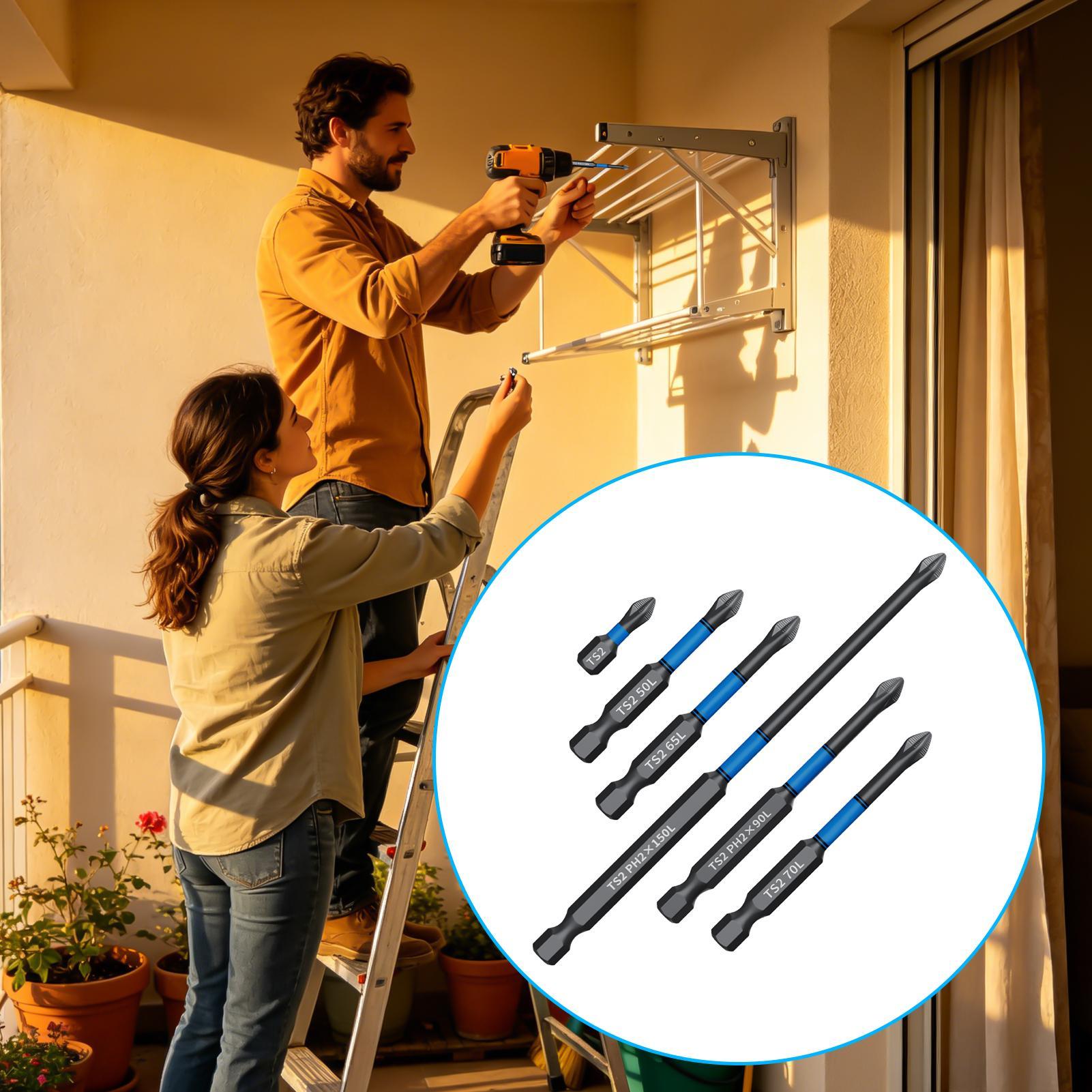 ชุดดอกไขควง 6 ชิ้น แบบแม่เหล็ก - Drill Bits บทวิจารณ์และราคา