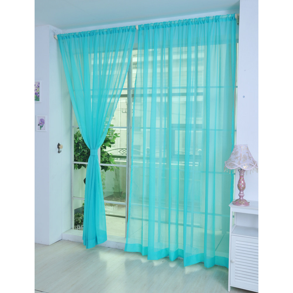 ผ้าม่านโปร่งแสงแบบโปร่งใส สำหร - Curtain Rods บทวิจารณ์และราคา