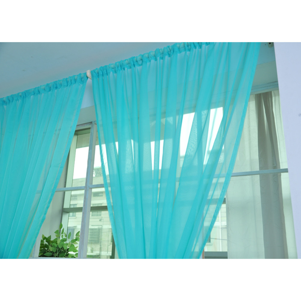 ผ้าม่านโปร่งแสงแบบโปร่งใส สำหร - Curtain Rods บทวิจารณ์และราคา
