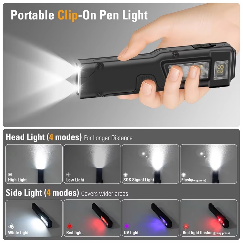 ไฟฉาย LED แบบชาร์จไฟได้ EDC บา - Light Switch บทวิจารณ์และราคา