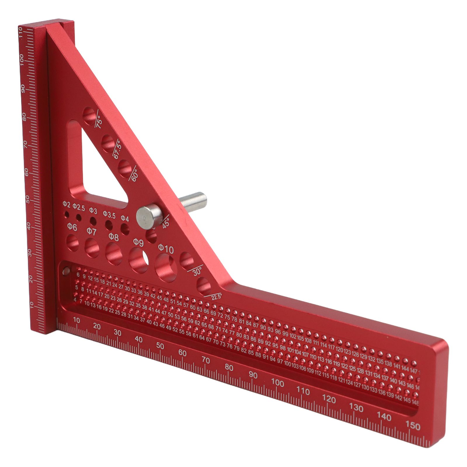 ไม้บรรทัดวัดมุมอเนกประสงค์สีแด - Home Improvement Mark บทวิจารณ์และราคา