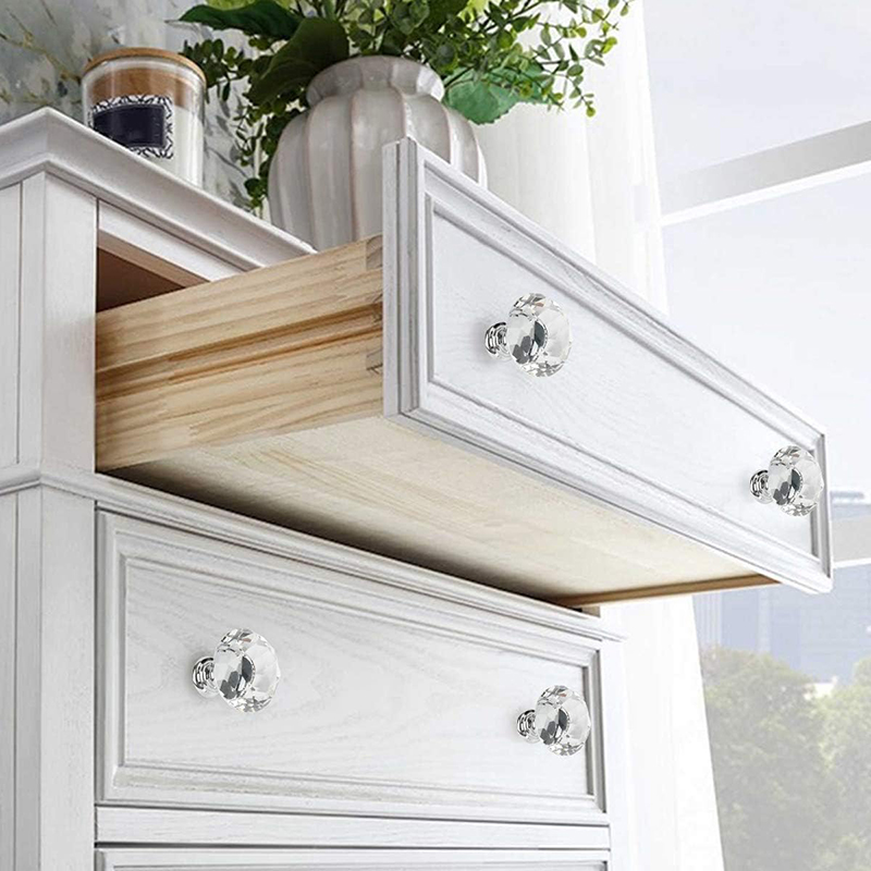 ลูกบิดตู้ 6 ชิ้น พร้อมสกรู ขนา - Cabinet Hinges บทวิจารณ์และราคา