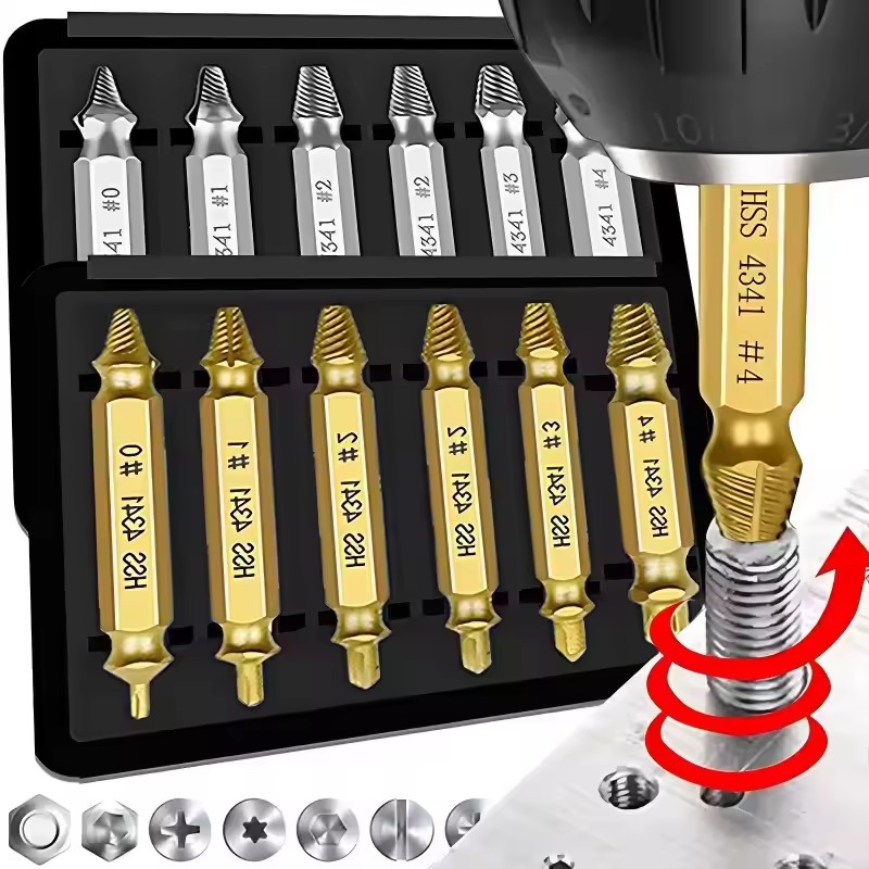 ชุดดอกสว่านถอนสกรูหัก ชุดเครื่ - Drill Bits บทวิจารณ์และราคา