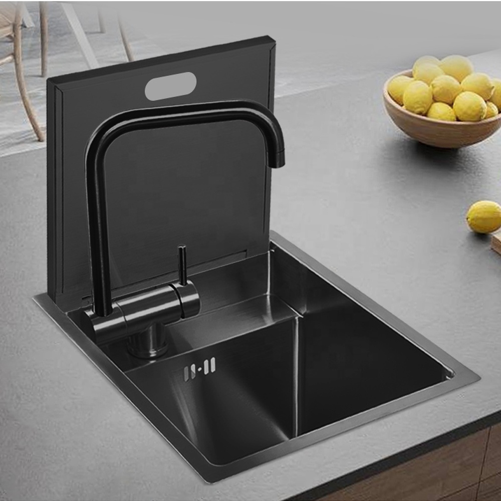 อ่างล้างจานสแตนเลสทรงสี่เหลี่ย - Faucet บทวิจารณ์และราคา