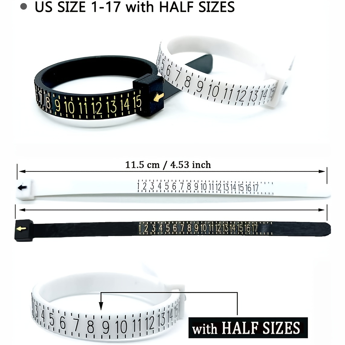เครื่องมือวัดขนาดแหวนสีขาว – ส - Tape Measure บทวิจารณ์และราคา